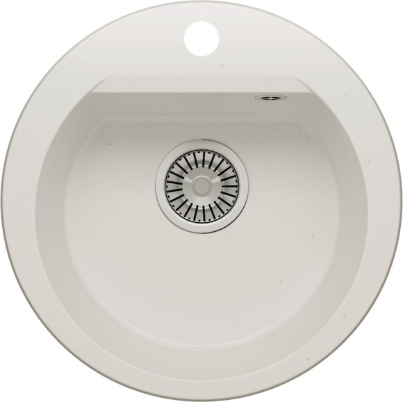 Кухонная мойка Polygran ATOL-460 №36 Белый Хлопок