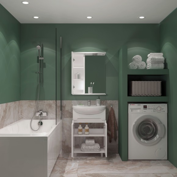 55 Зеркало-шкаф "Paola 55"