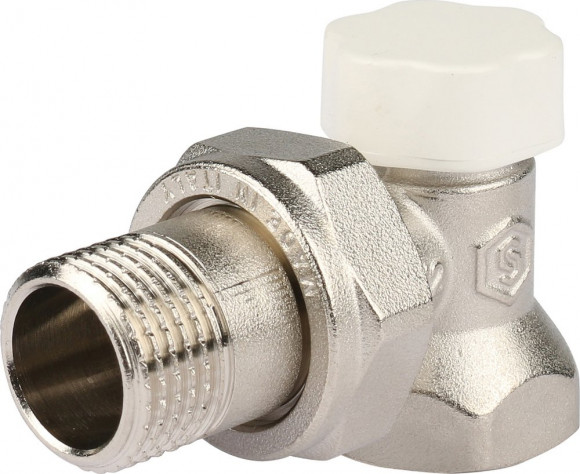 Вентиль Stout SVL 1156 1/2&quot;, запорно-балансировочный, угловой