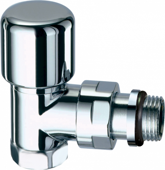 Вентиль FAR TopFAR FL 0148 12P 1/2&quot; ВР, термостатический, угловой, уплотнение epdm, серебро