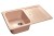 GRANFEST Мойка STANDART 780L  1-чаша+крыло 775*500мм светло-розовый арт.GF-
