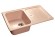 GRANFEST Мойка STANDART 780L  1-чаша+крыло 775*500мм светло-розовый арт.GF-