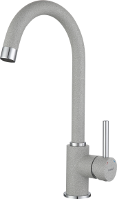 GRANFEST Смеситель для кухни U-обр. D-35мм серый арт. GRANFEST Смеситель для кухни U-обр. D-35мм серый арт.