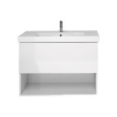 Тумба PERFECTO, 60 см, подвесная, 1 ящик, push-to-open, белый глянец