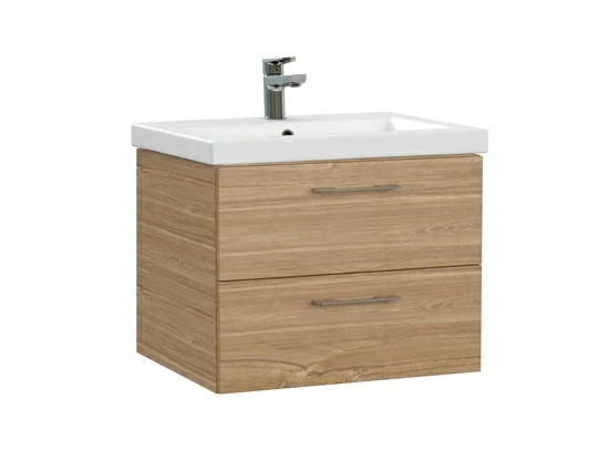 Тумба под раковину подвесная LARA 60 для COMO 60 орех Тумба под раковину подвесная LARA 60 для COMO 60 орех