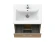 Тумба под раковину подвесная LARA 60 для COMO 60 орех Тумба под раковину подвесная LARA 60 для COMO 60 орех