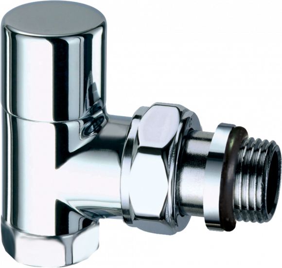 Запорный вентиль FAR LadyFAR FL 0138 12P 1/2&quot; ВР, угловой, уплотнение epdm, серебро
